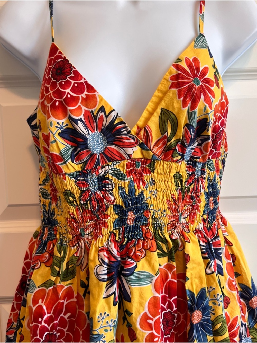 3/$25 XHILARATION Mini Sundress Smocked Size Medium - Picture 3 of 5